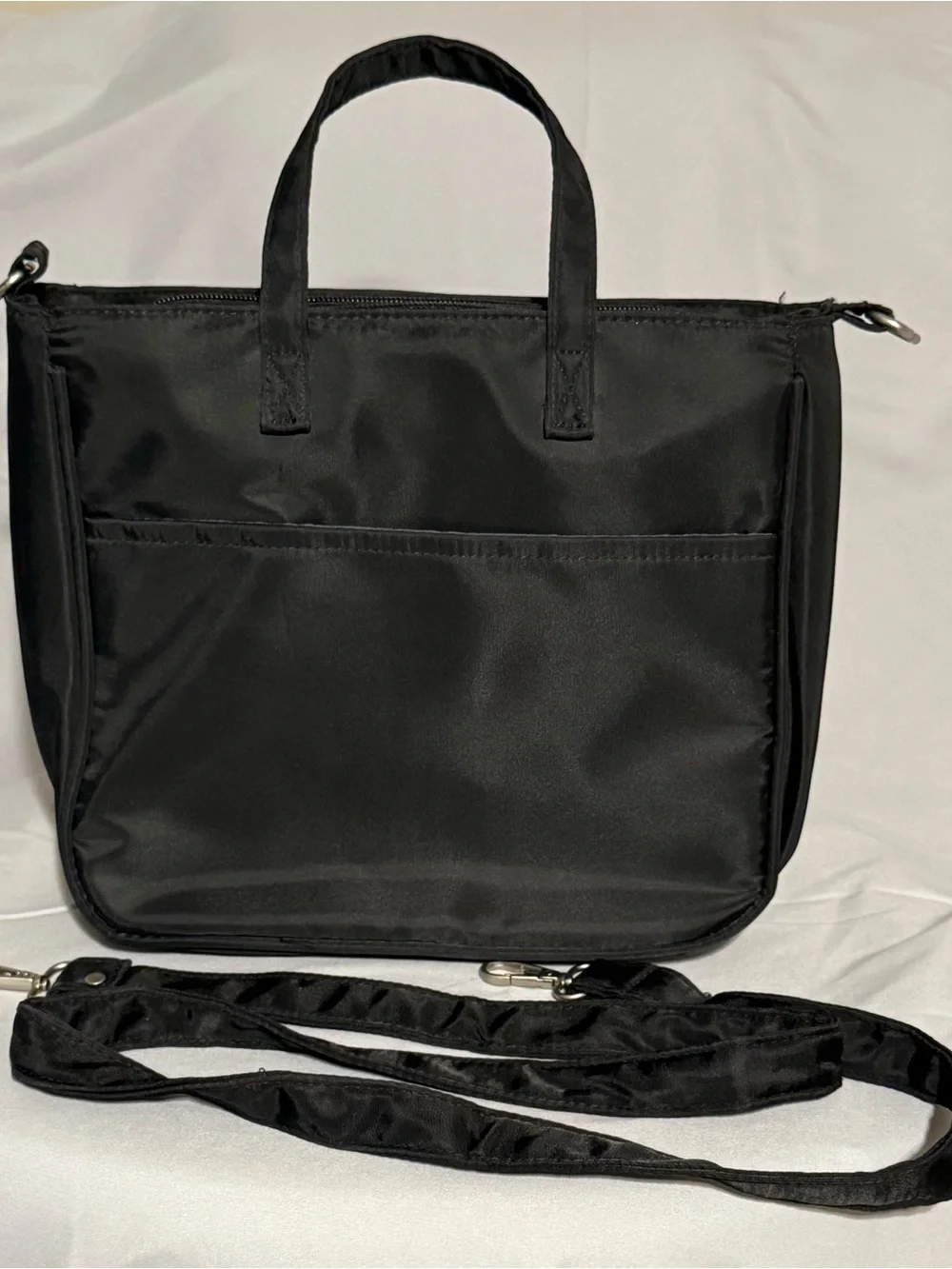 Black Women's Tote Bag with crossbody strap - Concealed Carry Purse NWOT